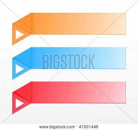 farve foldet knappen sæt