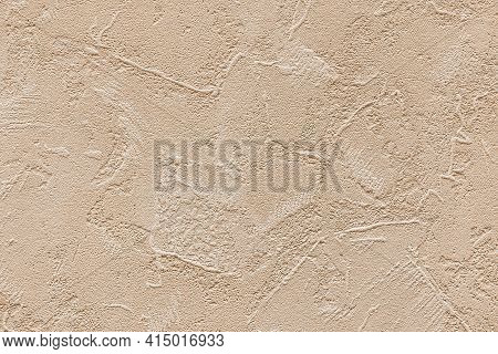 The Texture Of Light Wallpaper With An Abstract Pattern, Decorative Stucco Wall Background.