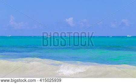 Tropical Mexican Beach 88 Punta Esmeralda Playa Del Carmen Mexico.