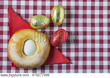 A Typical Food Of The Spanish Pastry Is The Mona De Pascua. It Is An Easter Cake Whose Tasting Symbo