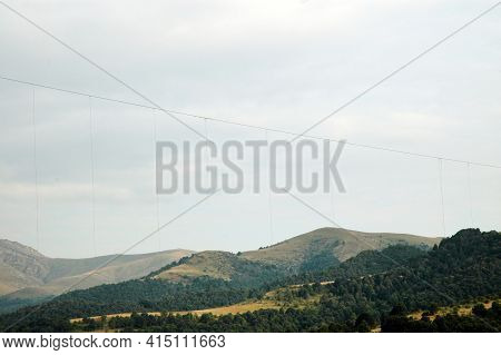 Hanging Steel Cables Used As Anti Aircraft Against Helicopters In The Nagorno Karabakh War