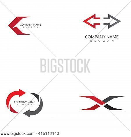 Performance Target Arrows Vector Illustration Icon Logo Template Design