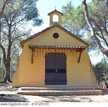 Chapel Of The Virgin Of The Rosary, In Sant Climent De Llobregar Barcelona Spain