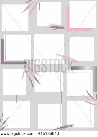 Modern Social Media Post Feed For Creature Your Unique Content. Instagram Feed, Instagram Template, 