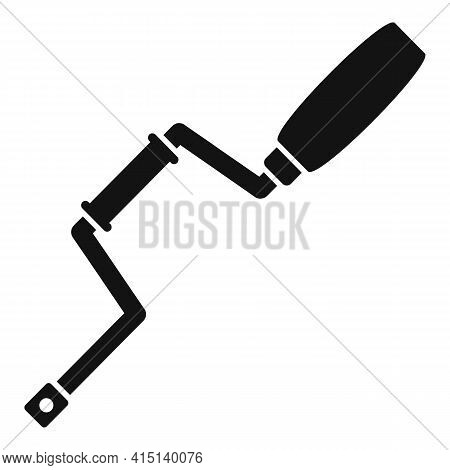 Carpenter Brace Icon. Simple Illustration Of Carpenter Brace Vector Icon For Web Design Isolated On 