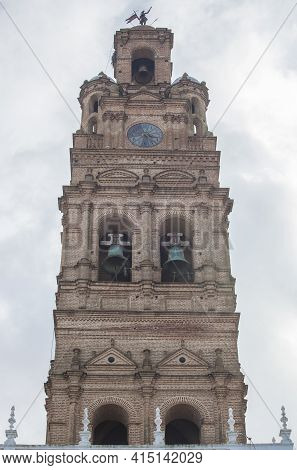 Our Lady Of Granada Magnificent Tower Of Brick. Llerena, Extremadura, Spain