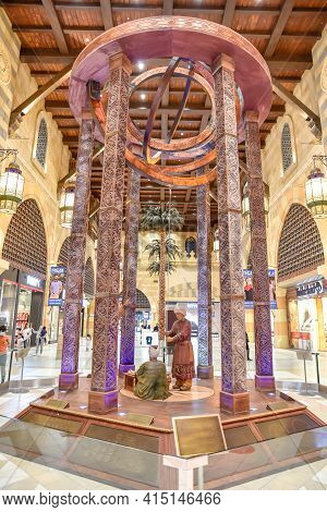 Ibn Battuta Mall, Dubai, United Arab Emirates, March 29, 2021, The Interior Of Ibn Battuta Mall Is O