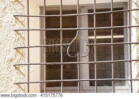 Elaborately Artfull Crafted Wrought Iron Work On Buildings In Germany, Bavaria