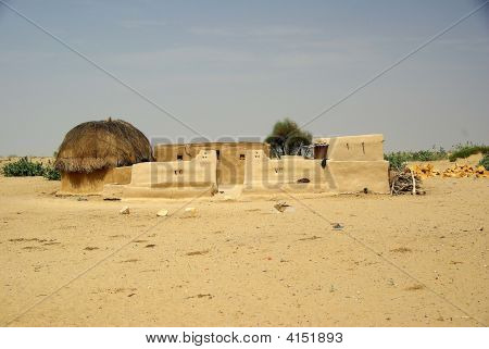 Vesnice v poušti, Rajasthan