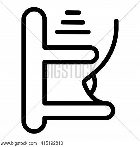 Diagnostic Mammogram Icon. Outline Diagnostic Mammogram Vector Icon For Web Design Isolated On White