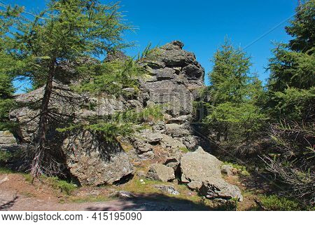 Rocky Gate Rocks, Izera Mountains, Sudetes, Poland