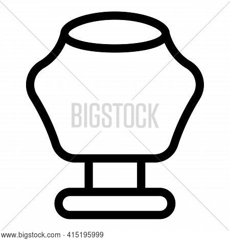 Jewelry Dummy Bijouterie Icon. Outline Jewelry Dummy Bijouterie Vector Icon For Web Design Isolated 