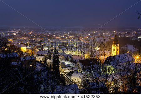 Schwandorf in der Nacht