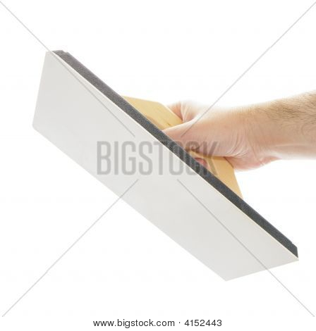 남자는 도구로 작동