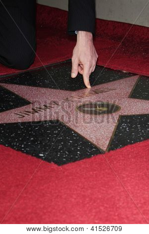 ลอสแองเจลิส - 25 jan: Jimmy Kimmel ในพิธีที่ Jimmy Kimmel เป็นเกียรติกับดาวบน H