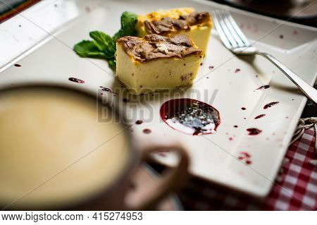 Traditional Georgian Sweets And Desserts With Hazelnuts, Walnuts, Grape Juice, Honey, Chocolate. Bak