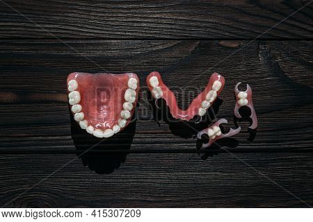 Dentures On Dark Image & Photo (Free Trial) | Bigstock