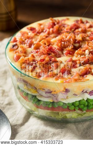 Homemade Seven Layer Salad