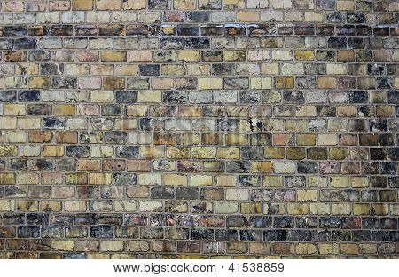 Stary mur z cegły