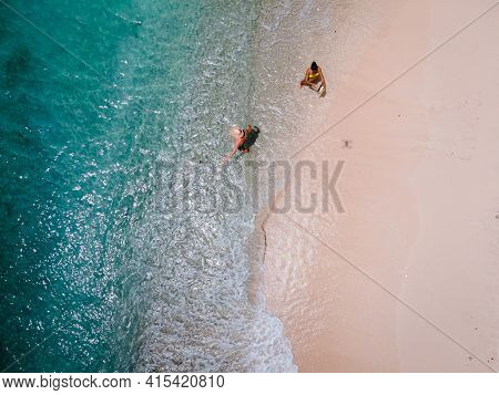 Playa Kalki Curacao Tropical Island In The Caribbean Sea, Playa Kalki Western Side Of Curacao Caribb