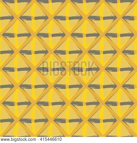 Vector Braid Effect Weave Seamless Interlace Pattern Background. Macrame Style Ribbon Plait Lattice 
