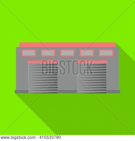 Vector Illustration Of Warehouse And Airport Icon. Web Element Of Warehouse And Hangar Stock Vector 