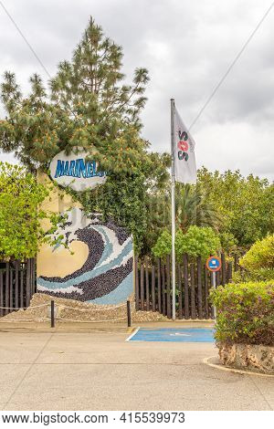 Portals Nous, Spain; March 21 2021; Facade Of The Marineland Animal Showground On Mallorca Island. S
