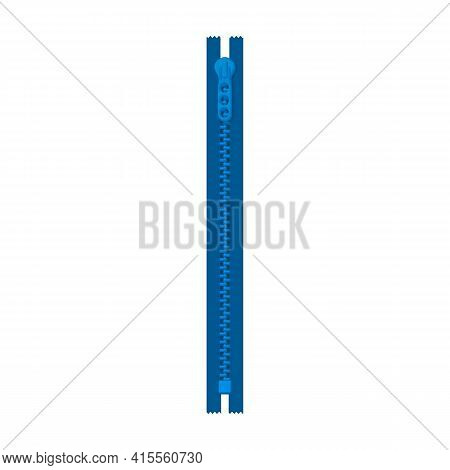 Lock Of Zipper Vector Icon.cartoon Vector Icon Isolated On White Background Lock Of Zipper.