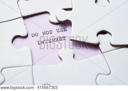 Do not use internet phrase written with a typewriter.