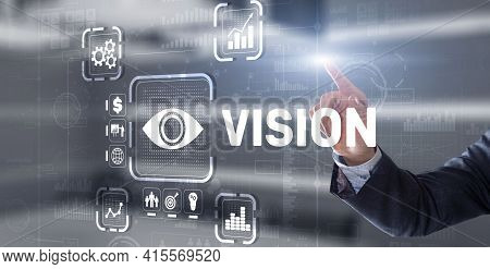 Vision Direction Future Business Inspiration Motivation Concept