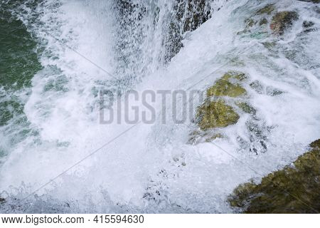 A Small Waterfall In The Northwest Region Of Vietnam