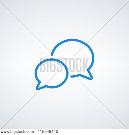 Speech Bubbles Different Colors. Talk Communication Speech Bubbles. Dialog Elements. Conversation An
