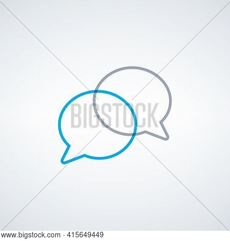 Speech Bubbles Different Colors. Talk Communication Speech Bubbles. Dialog Elements. Conversation An