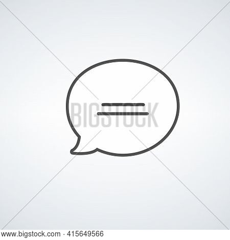 Speech Bubble. Talk Communication Speech Bubbles. Dialog Elements. Conversation And Tech Support Ico