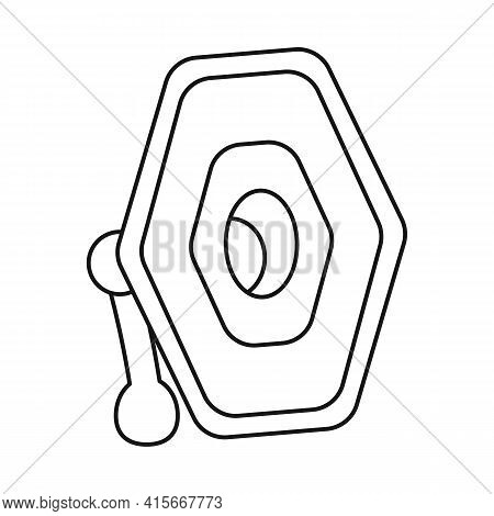 Isolated Object Of Projector And Lamp Sign. Web Element Of Projector And Photo Stock Symbol For Web.
