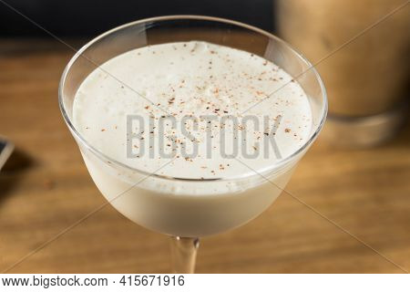 Homemade Boozy Bourbon Milk Punch
