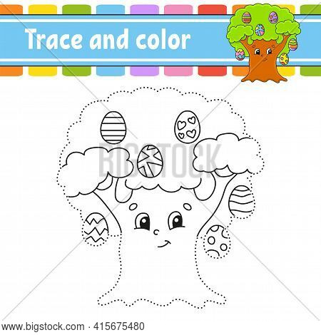 Trace Color. Coloring Vector &amp; Photo (Free Trial) | Bigstock
