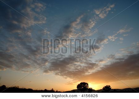 Sunrise And Clouds