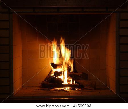 Foto von Kamin