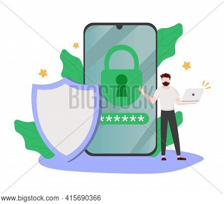 Database Security Software Development. Id Theft, Hacking Crime, Computer Malware. Data Protection, 