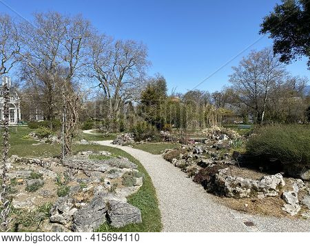 Rockery Or Rocailles, Conservatory And Botanical Garden Of The City Of Geneva (conservatoire Et Jard