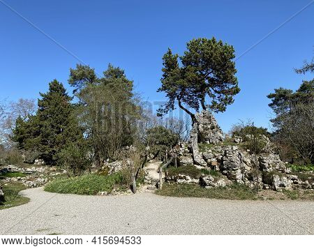 Rockery Or Rocailles, Conservatory And Botanical Garden Of The City Of Geneva (conservatoire Et Jard