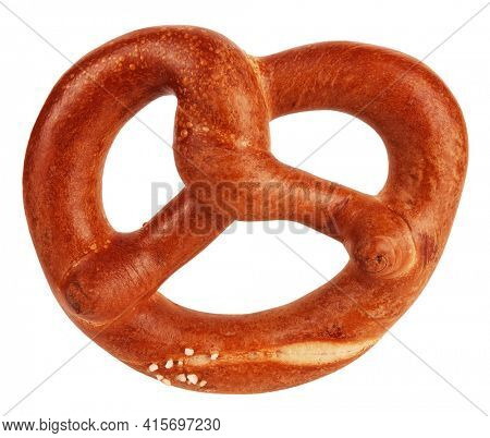 Pretzel isolated on white background