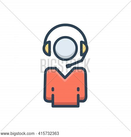 Color Illustration Icon For Support Endorsement Countenance  Helping