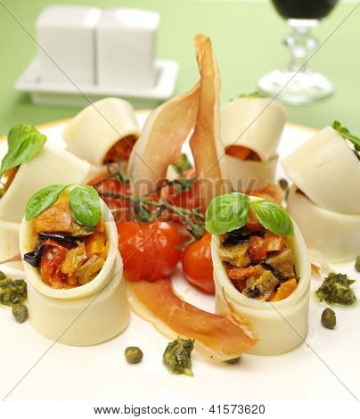 Mediterranaen Pasta rør