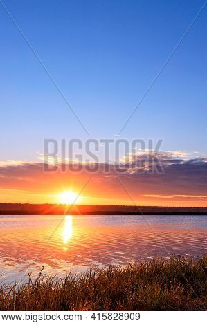 Golden Sunrise Over Image & Photo (Free Trial) | Bigstock