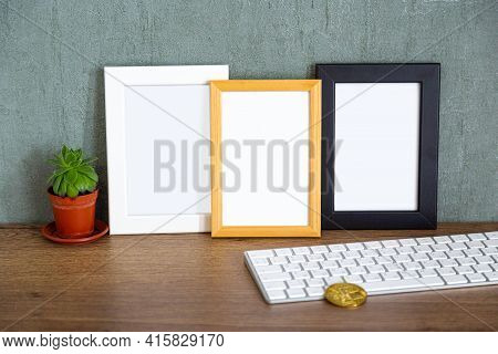 Crypto Art Concept. Blockchain Called Nfts. Digital Collectibles For Cryptocurrencies. Non-fungible