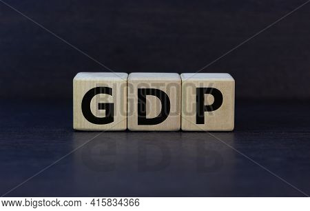 Gdp, Good Distribution Practice Symbol. Concept Words 'gdp, Good Distribution Practice' On Cubes On 
