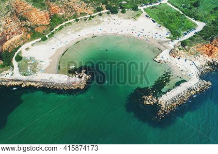 Bolata Beach Bulgaria. Exotic Bay Near Cape Kaliakra And Albena, Varna Province