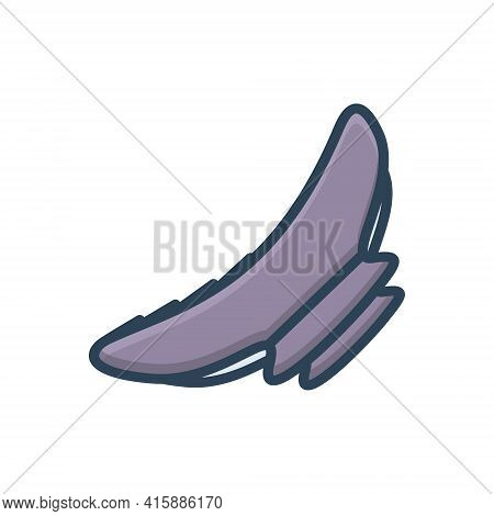 Color Illustration Icon For Catcher Hair-clutcher Accessories Bumpits
